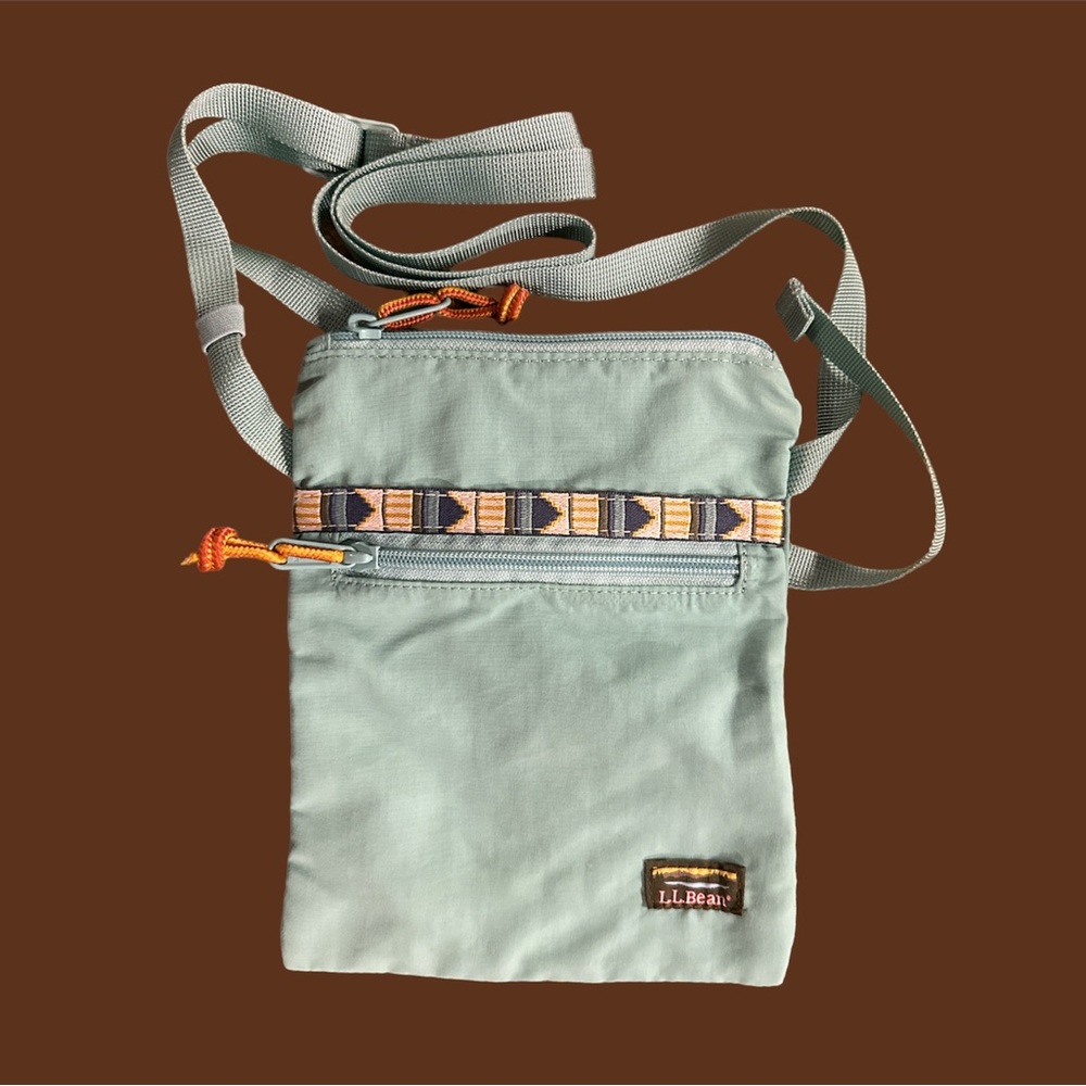 LL Bean Pouch Aztec Design